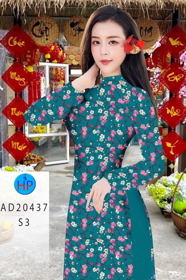 Vải Áo Dài Hoa Nhí AD 20437 39